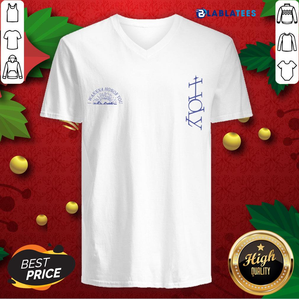 Great Justin Bieber Holy I Wanna Honor You Holy Shirt - Image 3