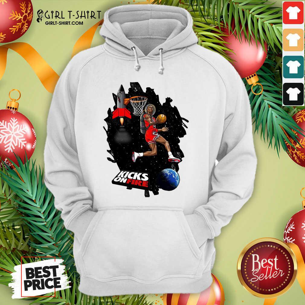 Great Kobe Bryant Kicks On Fire Shirt - Image 2