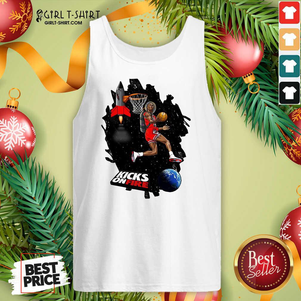 Great Kobe Bryant Kicks On Fire Shirt - Image 4