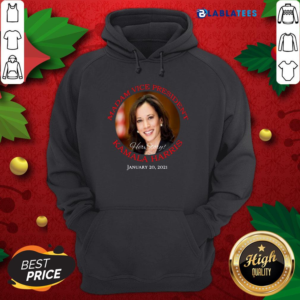 Great Madam Vice President Kamala Harris Hert Store January 20 2021 Shirt - Image 3