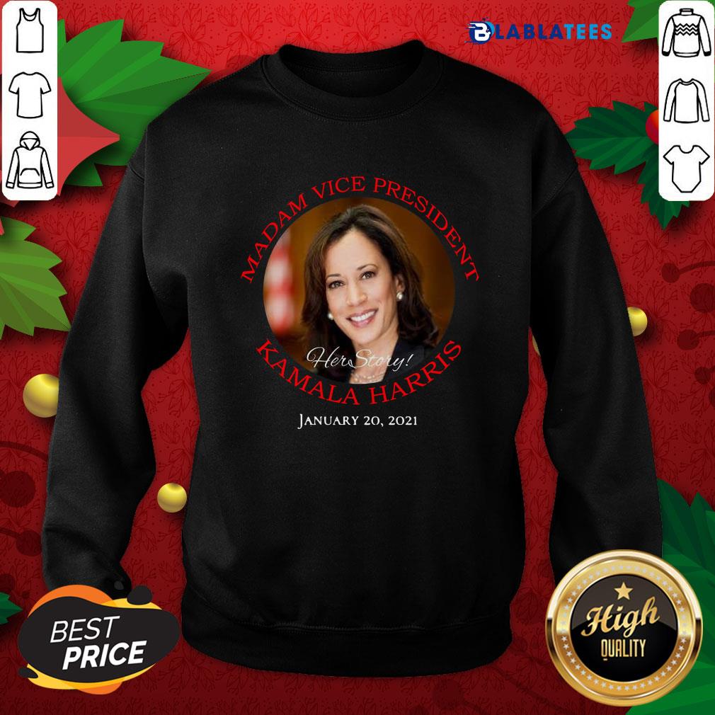 Great Madam Vice President Kamala Harris Hert Store January 20 2021 Shirt - Image 2