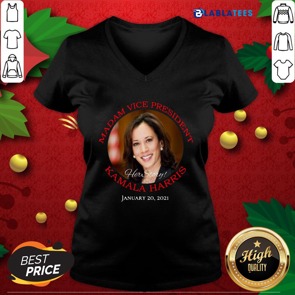 Great Madam Vice President Kamala Harris Hert Store January 20 2021 Shirt - Image 4