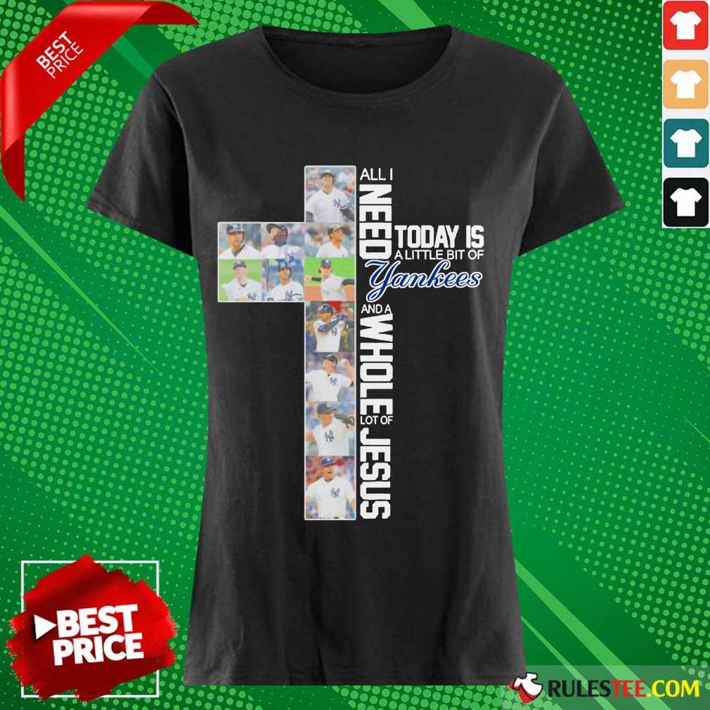 Great New York Yankees And Jesus 2021 Shirt - Image 2