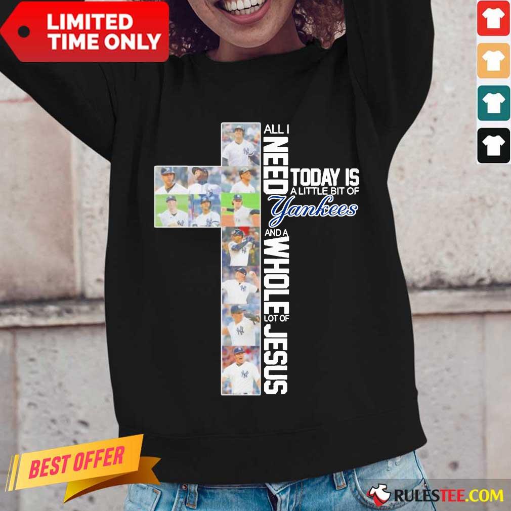 Great New York Yankees And Jesus 2021 Shirt - Image 5