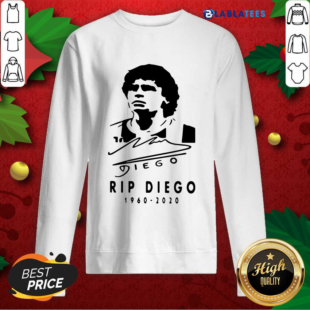 Great Rip Diego Maradona 1960 2020 Signature Shirt - Image 4