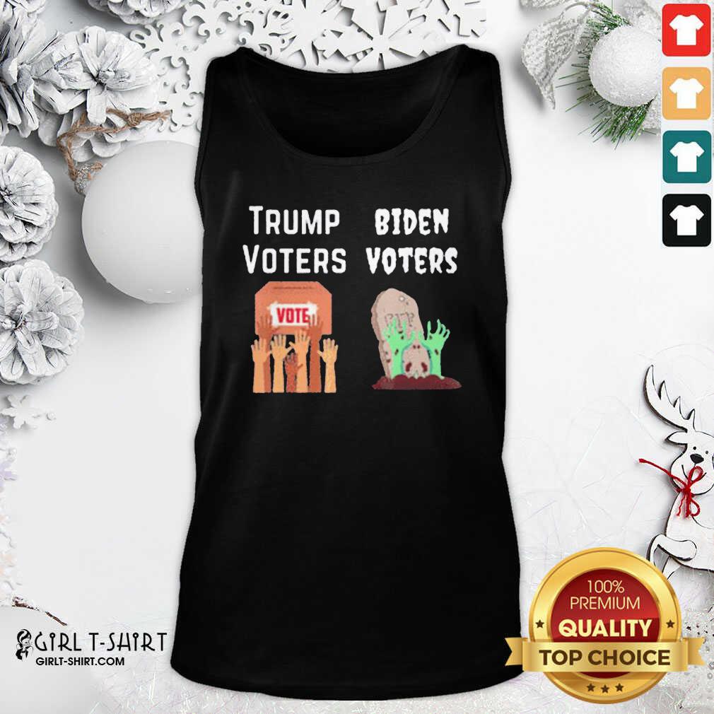 Great Trump Voters Against Biden Voters Shirt - Image 3