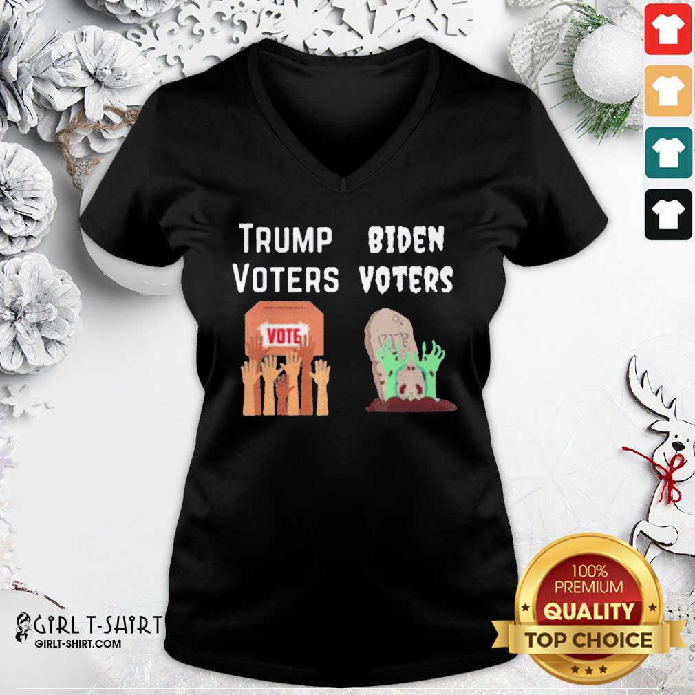 Great Trump Voters Against Biden Voters Shirt - Image 2