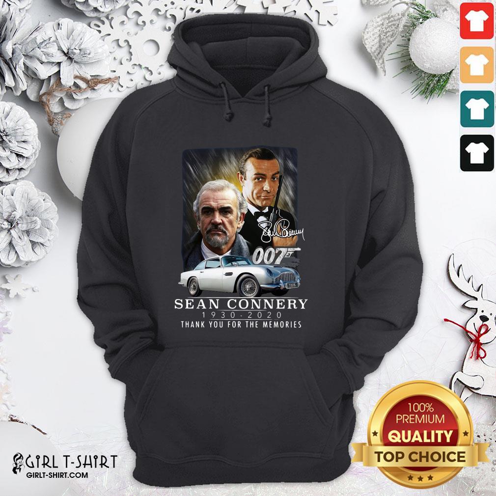 Green 007 Sean Connery 1930 2020 Thank You For The Memories Signature Shirt - Image 5