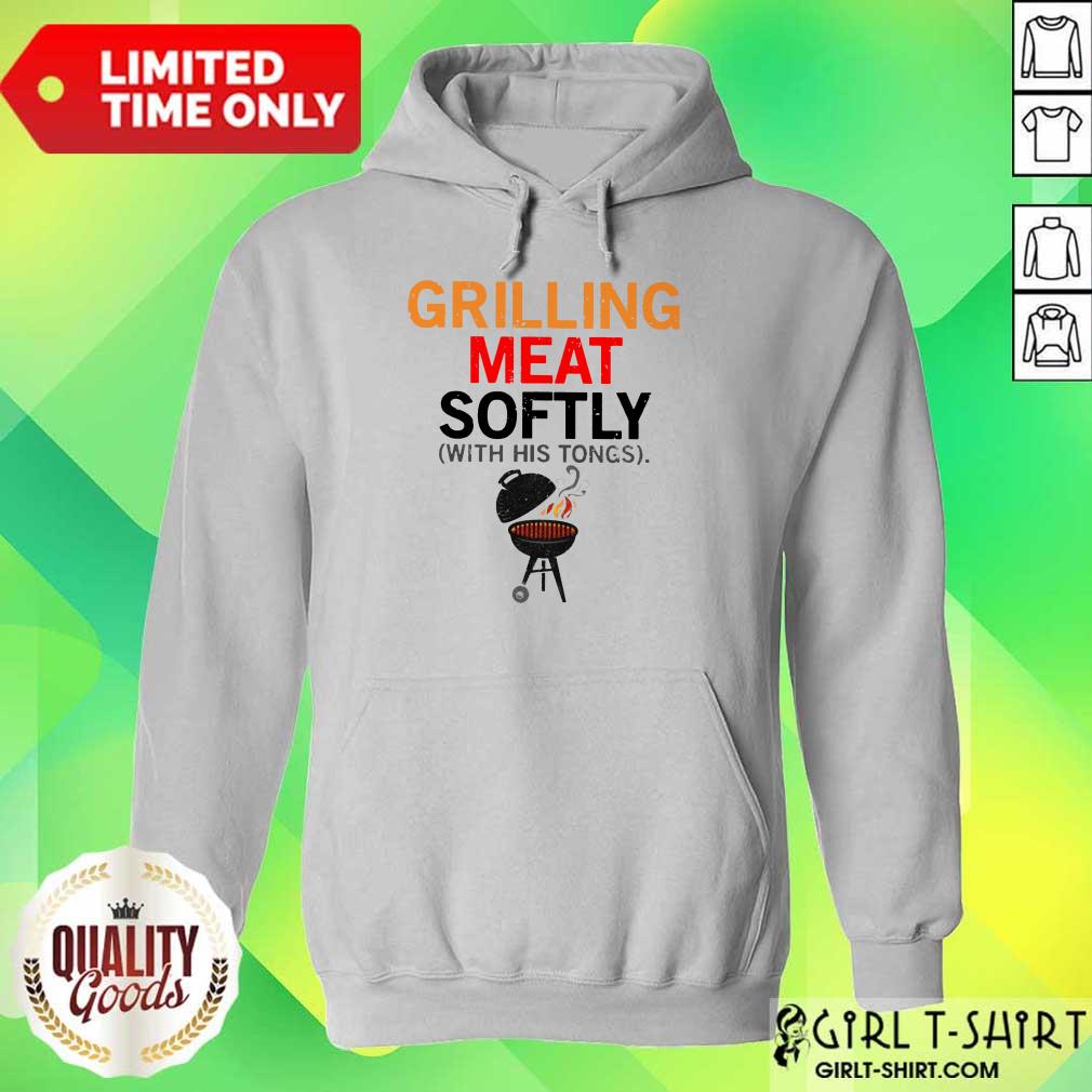 Grilling Meat Softly With His Tongs Shirt - Image 3