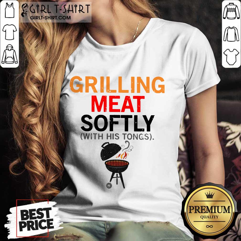 Grilling Meat Softly With His Tongs Shirt - Image 2