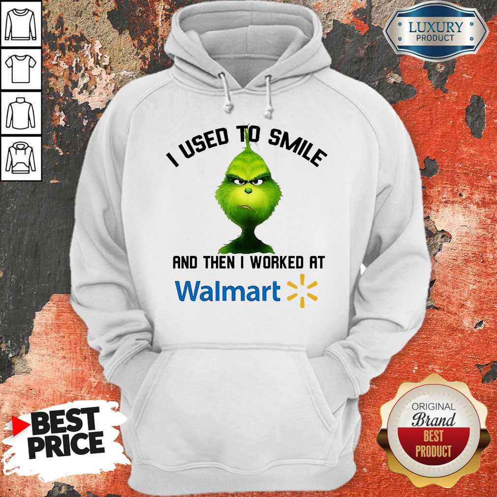 Grinch I Used To Smile And Then I Worked At Walmart Shirt - Image 2