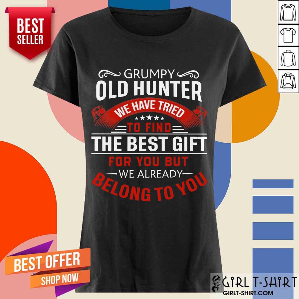 Grumpy Old Hunter The Best Gift Shirt - Image 2