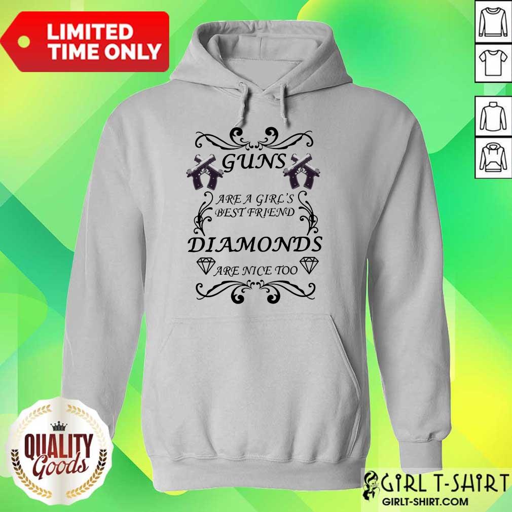 Guns Are A Girl's Best Friend Diamonds Shirt - Image 3