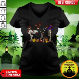 Alternative view of Hairstylists Pumpkin Halloween Shirt