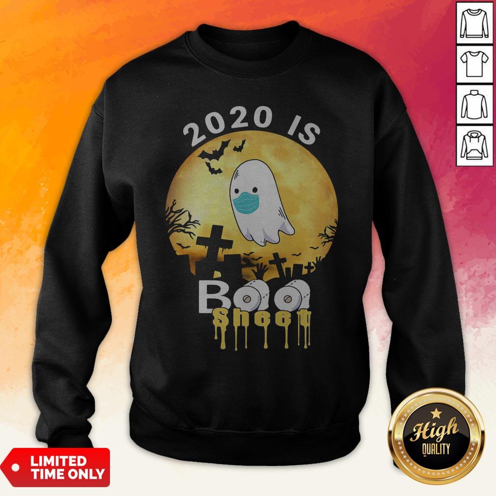 Halloween 2020 Is Boo Sheet Ghost Moon Shirt - Image 5
