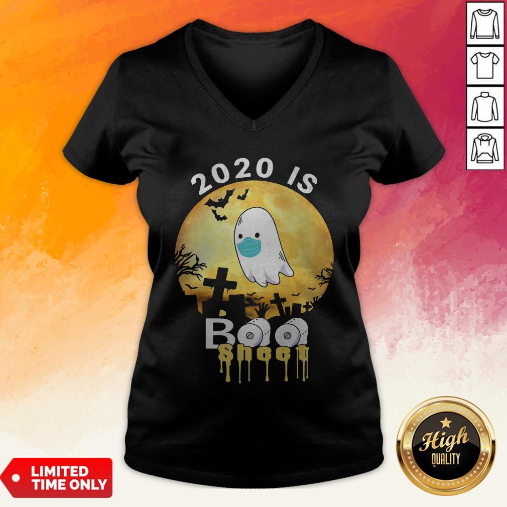 Halloween 2020 Is Boo Sheet Ghost Moon Shirt - Image 3