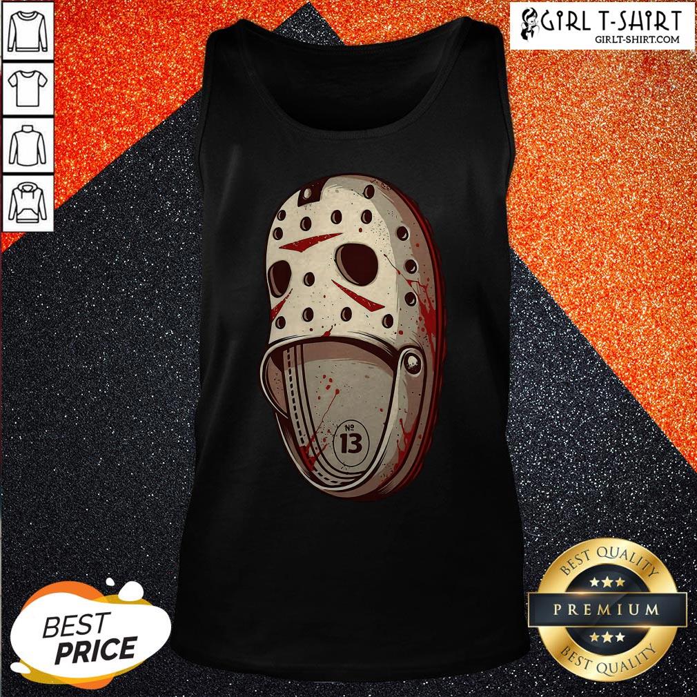 Halloween Crocs Jason Voorhees No 13 Shirt - Image 3