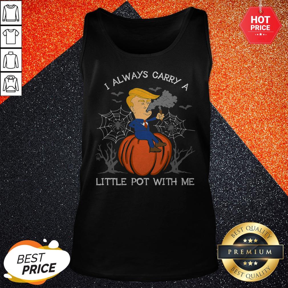 Halloween Donald Trump Smoking Weed Marijuana Shirt - Image 3