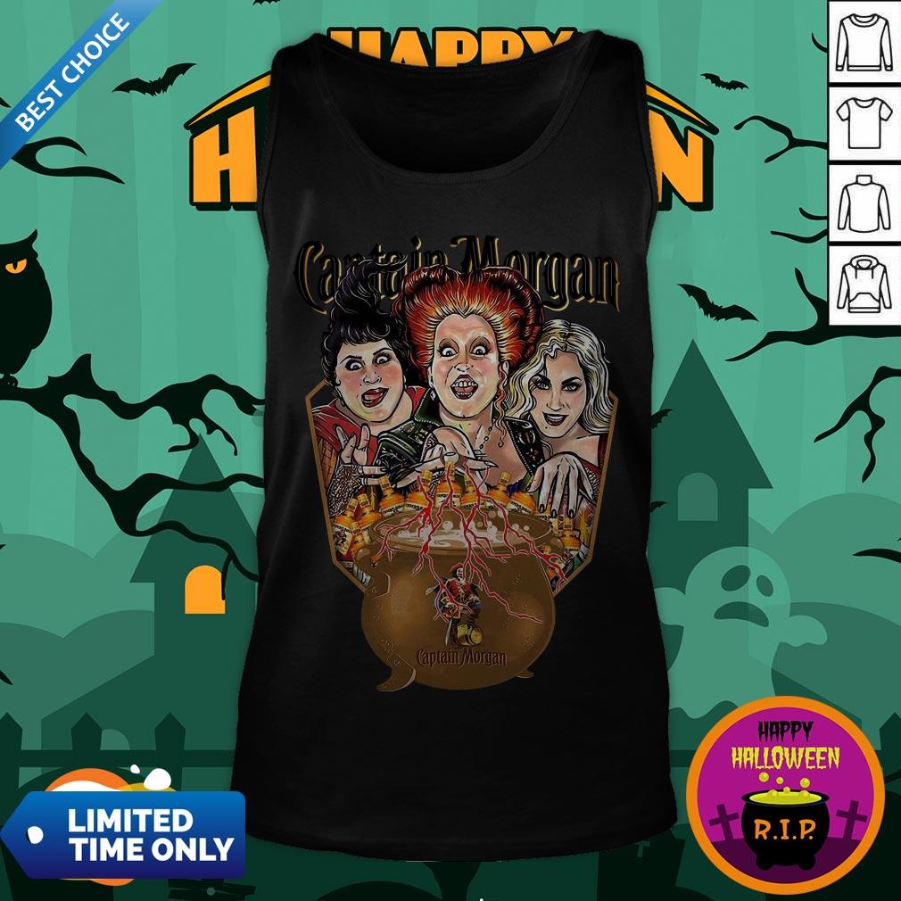 Halloween Hocus Pocus Captain Morgan Shirt - Image 2