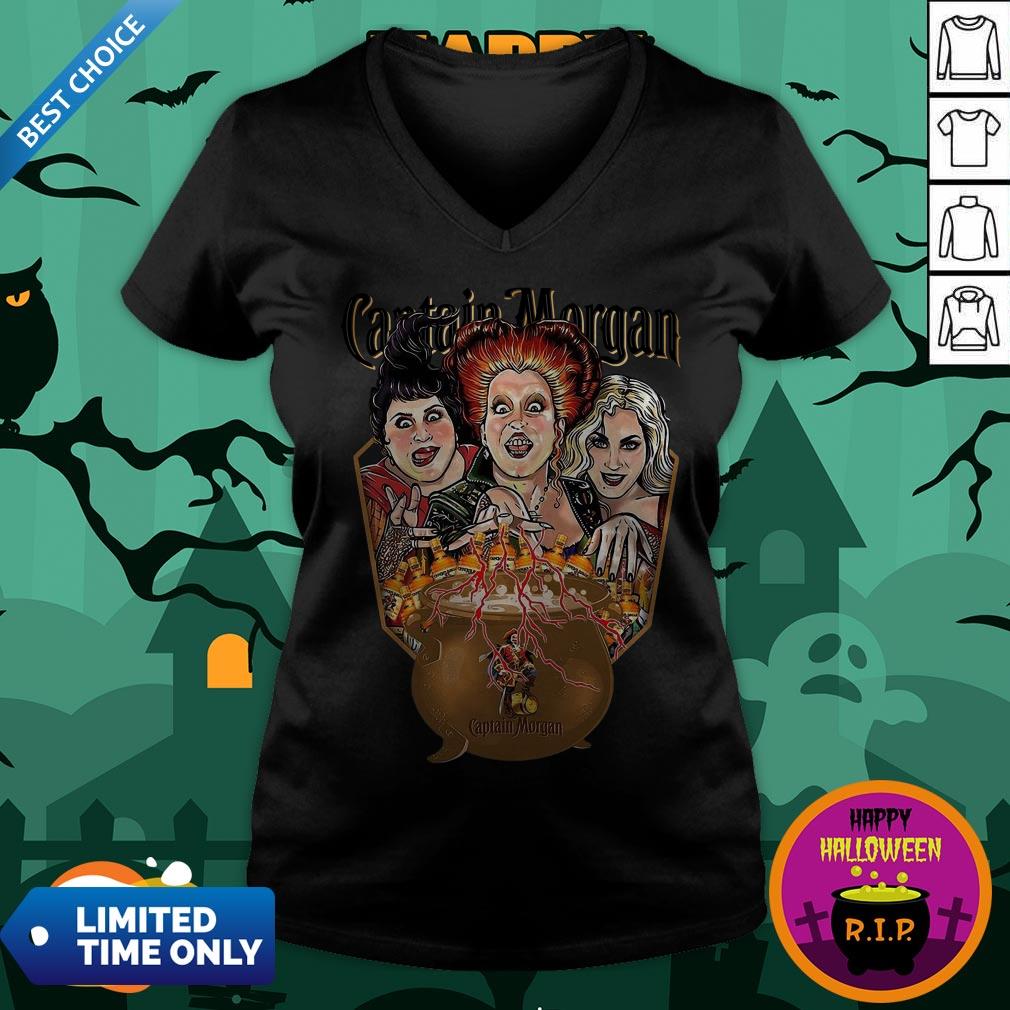 Halloween Hocus Pocus Captain Morgan Shirt - Image 3