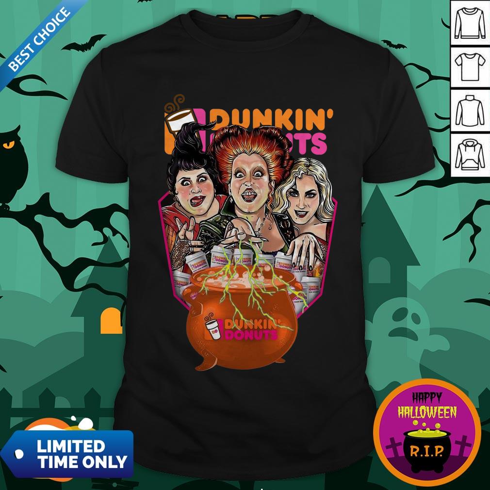 Halloween Hocus Pocus Dunkin And Donuts Tee Shirt