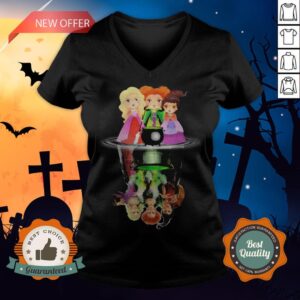 Alternative view of Halloween Hocus Pocus Witch Water Reflection Shirt