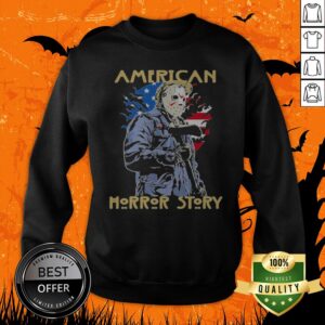 Alternative view of Halloween Jason Voorhees American Horror Story American Flag Independence Day Shirt