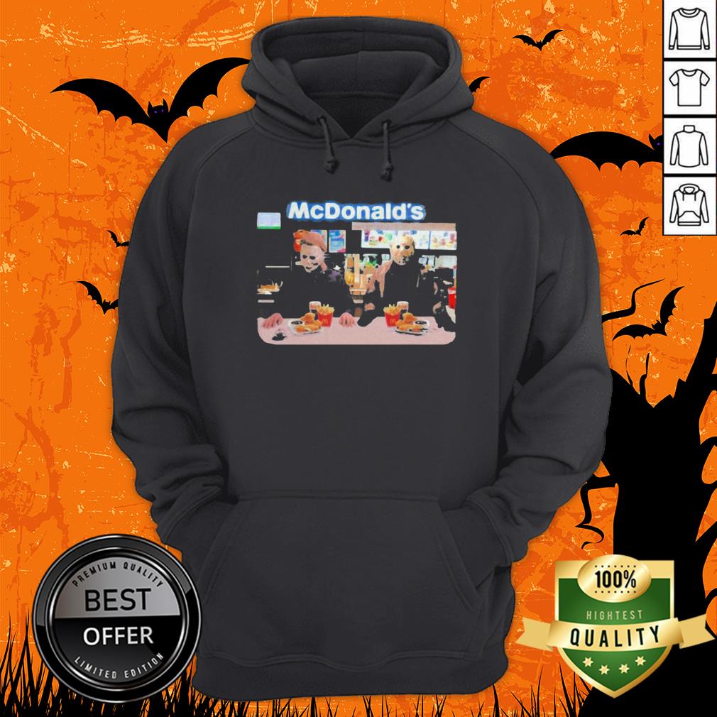 Halloween Jason Voorhees Michael Myers Mcdonalds Shirt - Image 3