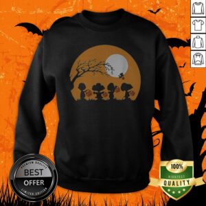 Alternative view of Halloween Snoopy Charlie Brown Woodstock And Friends Shirt