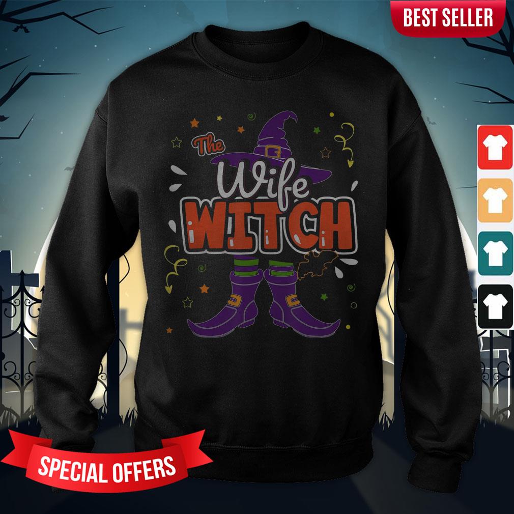 Halloween The Wife Witch Family Matching Funny Group Women Shirt - Image 4