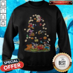 Alternative view of Halloween Tree Mickey Mouse Cartoon Characters Shirt