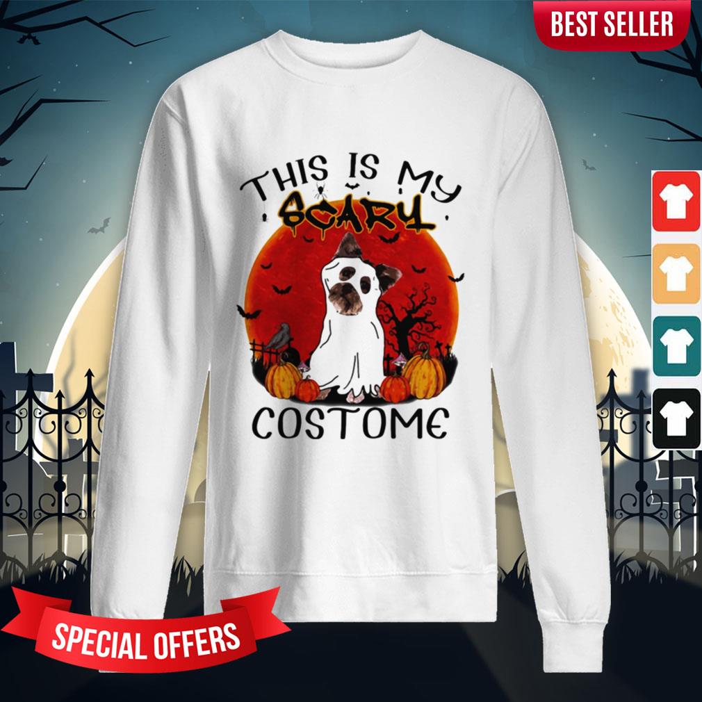 Halloween Yorkie This Is My Scary Costome Shirt - Image 4