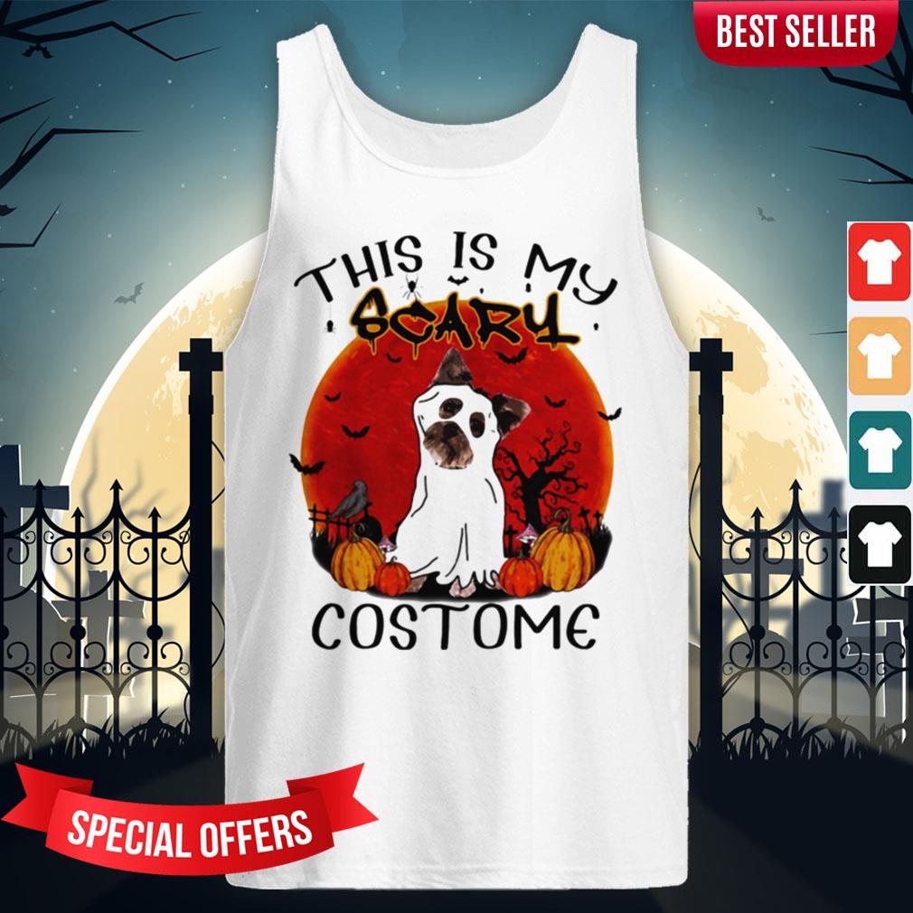 Halloween Yorkie This Is My Scary Costome Shirt - Image 3