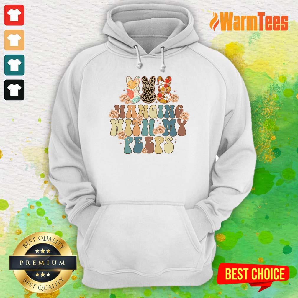 Hanging With My Peeps Easter Boho style Shirt - Image 4