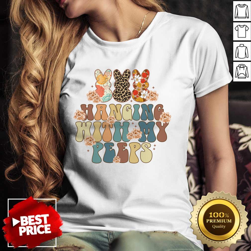 Hanging With My Peeps Easter Boho style Shirt - Image 3