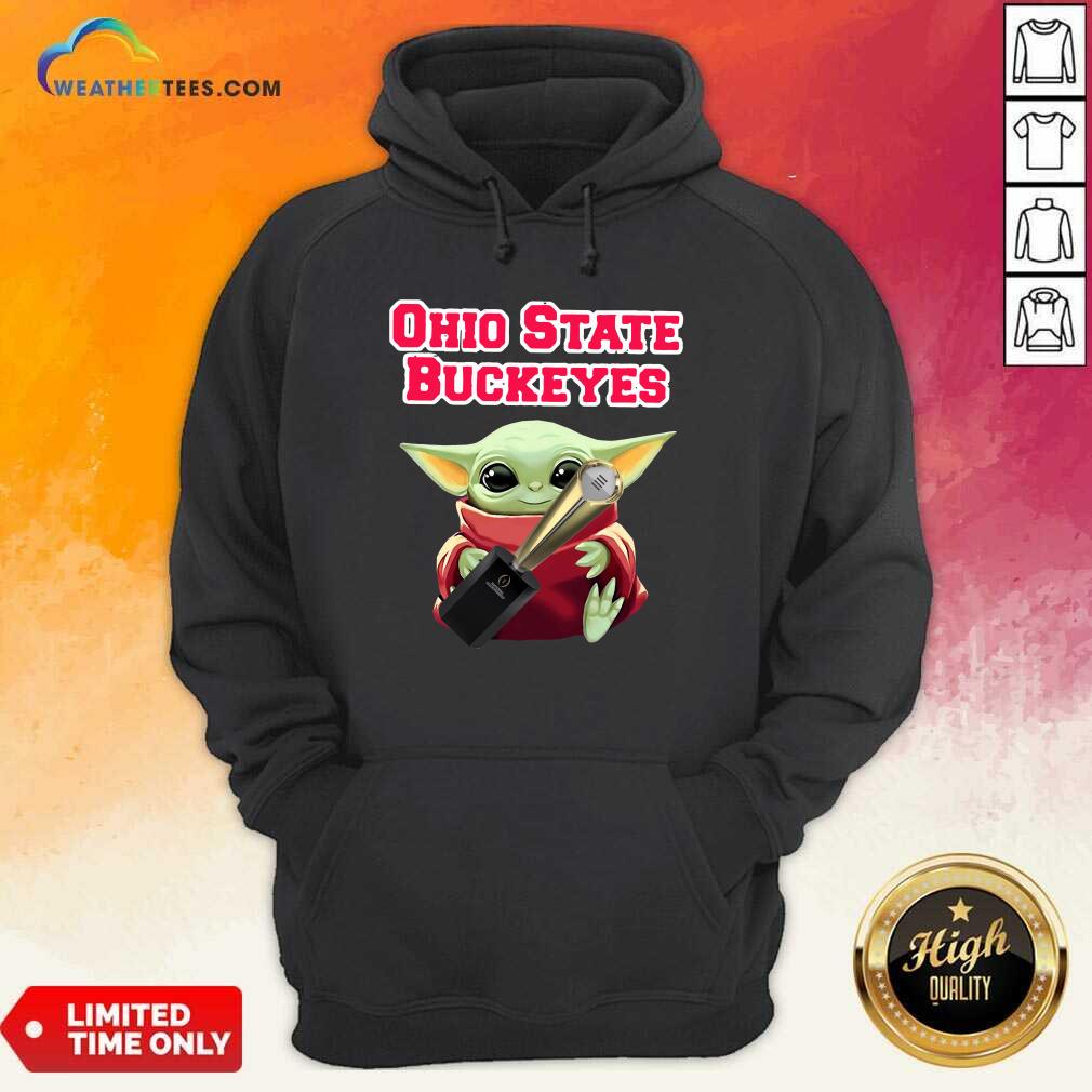 Happy Baby Yoda Ohio State Buckeyes Shirt - Image 2