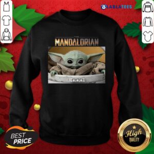 Alternative view of Happy Baby Yoda The Mandalorian Shirt