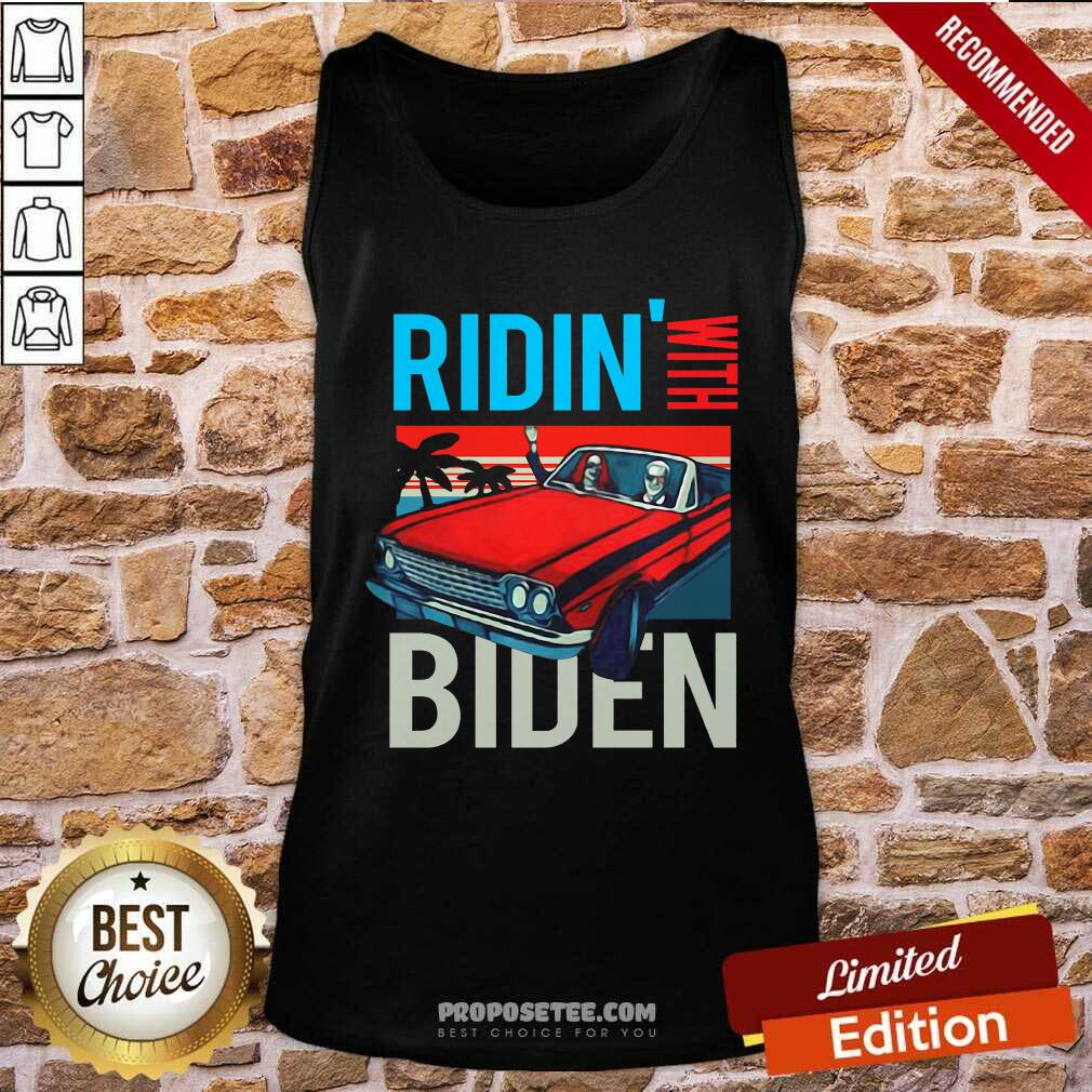 Happy Car Riding With Biden Kamala Harris Joe Biden Vintage Retro Shirt - Image 4
