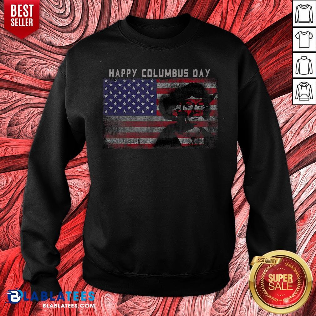 Happy Columbus Day – Italian Explorer – America – Discovery T-Shirt - Image 3