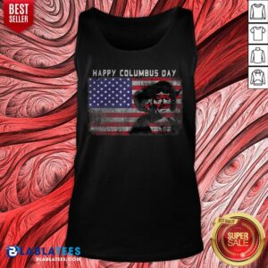 Alternative view of Happy Columbus Day – Italian Explorer – America – Discovery T-Shirt