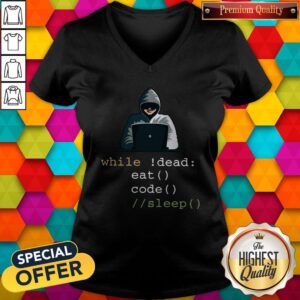 Alternative view of Happy Computer Science Python Programmer Shirt