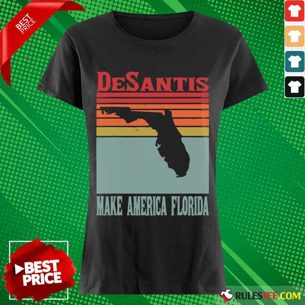 Happy Desantis Make America Florida Vintage Shirt - Image 4