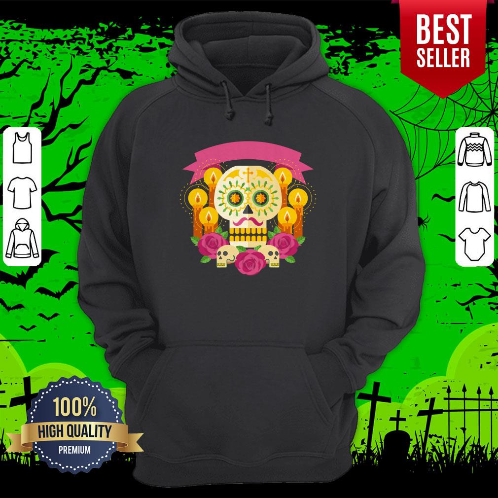 Happy Dia De Los Muertos Day Dead Sugar Skull Shirt - Image 3
