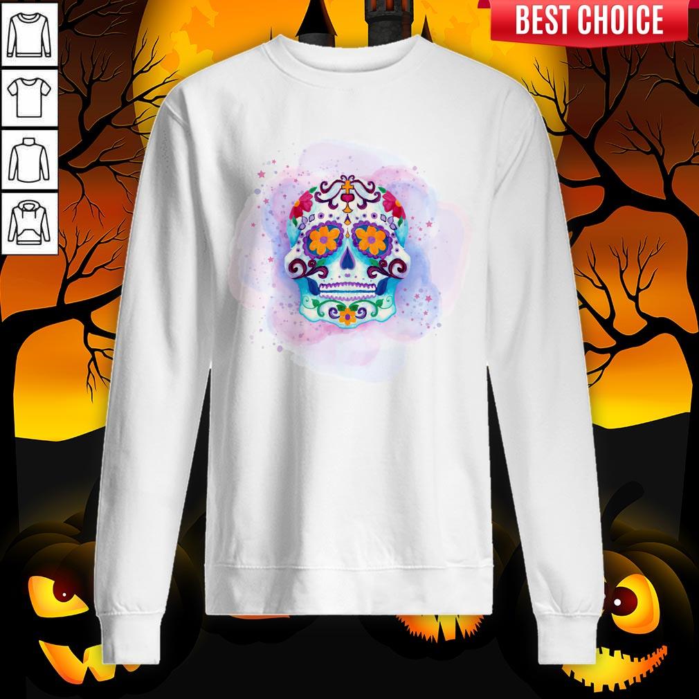 Happy Dia De Los Muertos Day Dead Sugar Skull Shirt - Image 5