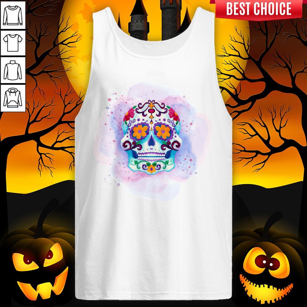 Happy Dia De Los Muertos Day Dead Sugar Skull Shirt - Image 4