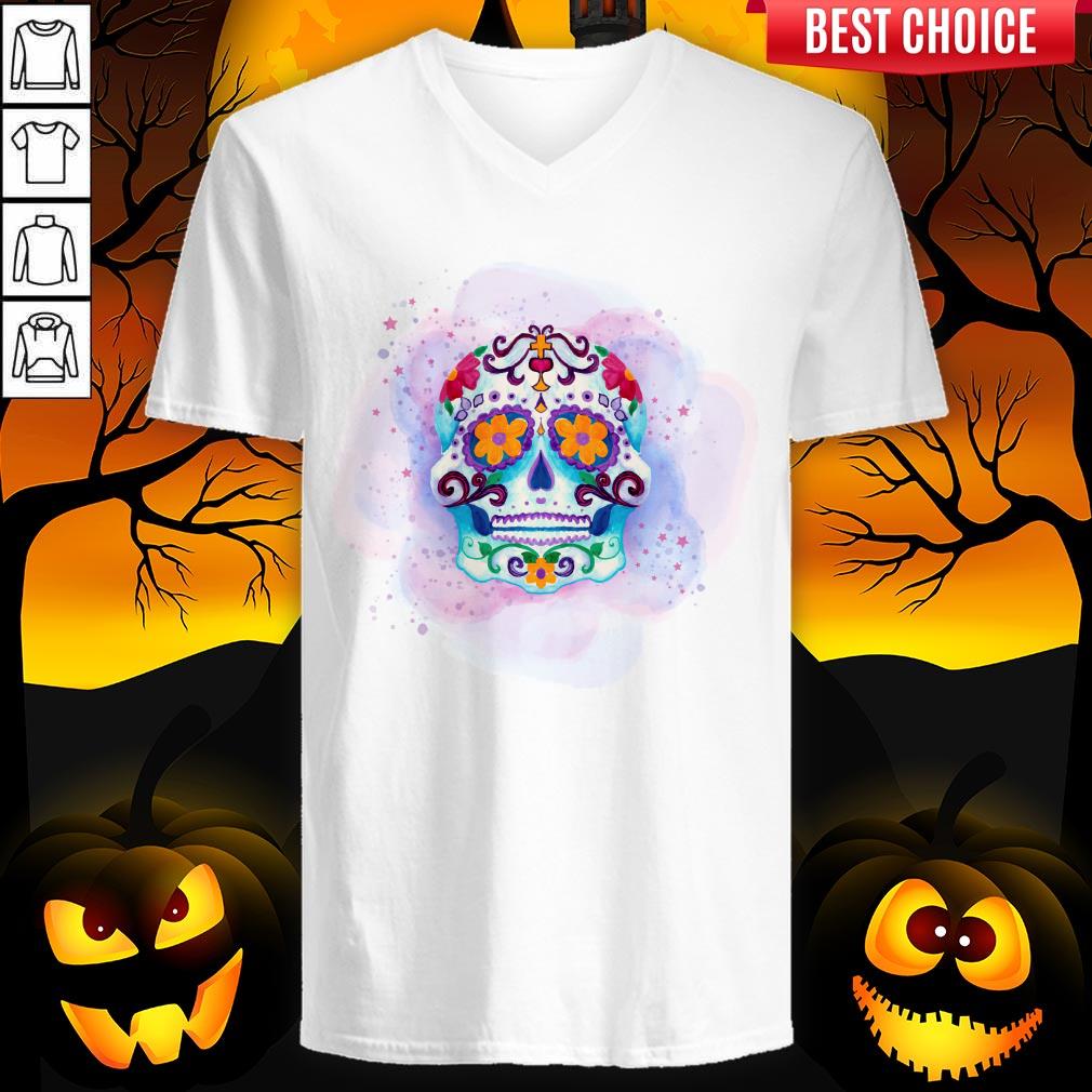 Happy Dia De Los Muertos Day Dead Sugar Skull Shirt - Image 3