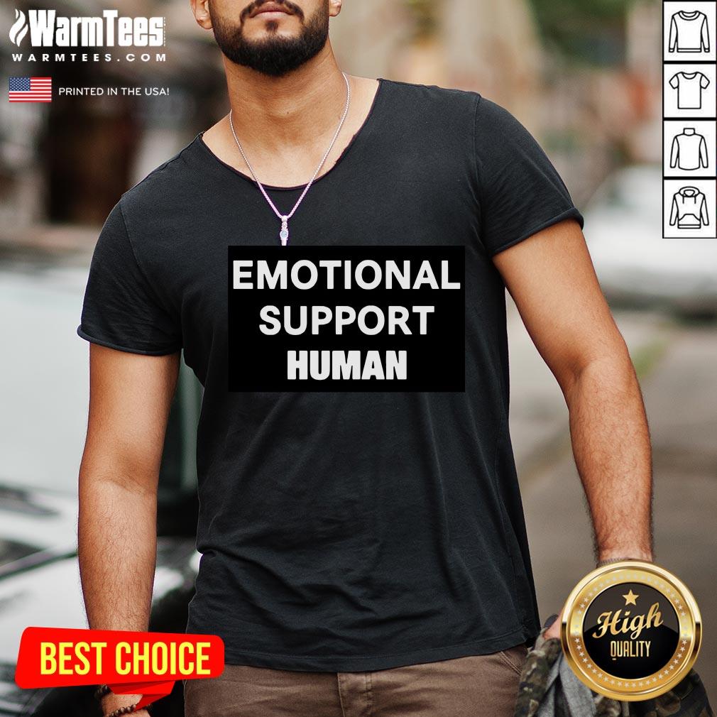 Happy Emotional Support Human Shirt - Image 3