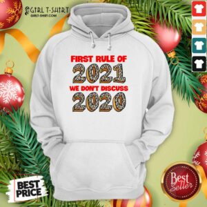 Alternative view of Happy First Rule Of 2021 We Dont Discuss 2020 Shirt