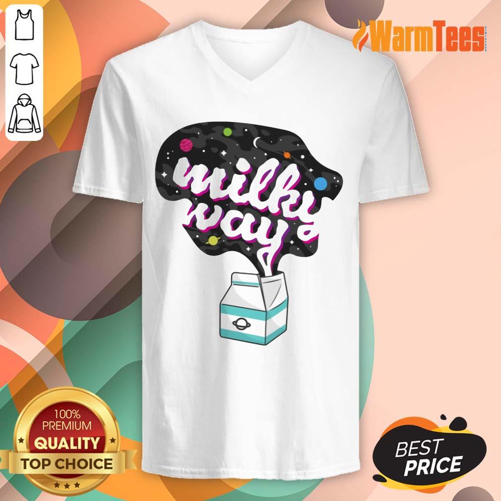 Happy Galaxy Milky Way Milk Bottle Shirt - Image 5