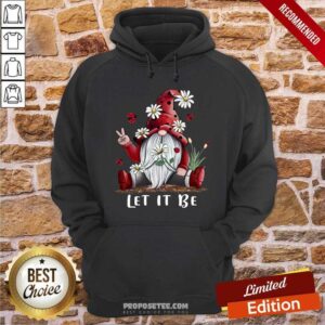 Alternative view of Happy Gnome Flower Let It Be Shirt